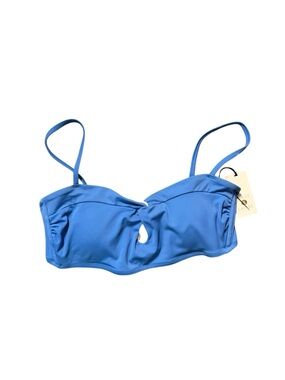 Shade & Shore Cobalt Blue Bandeau Bikini Top with Removable Straps